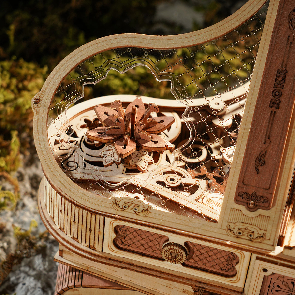 IVOJA Magic Piano Box – Mechanical 3D Wooden Puzzle with Music