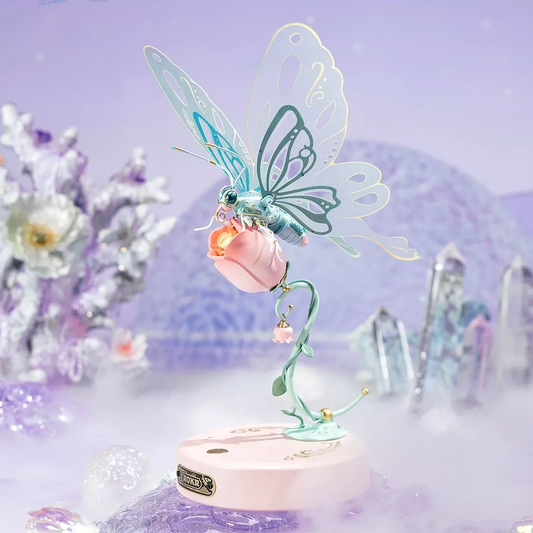 3D Schmetterling Puzzle mit Licht als magische Deko für Zuhause mit Bewegung und sanfter Beleuchtung