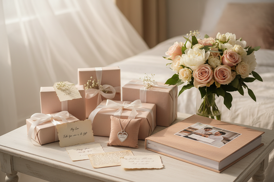 Emotionale Geschenkideen für die Freundin – liebevoll verpackte Geschenke mit Blumen und persönlicher Note