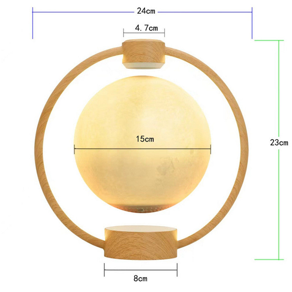 IVOJA Levitating Moon Light – Floating Bluetooth Speaker with LED Glow