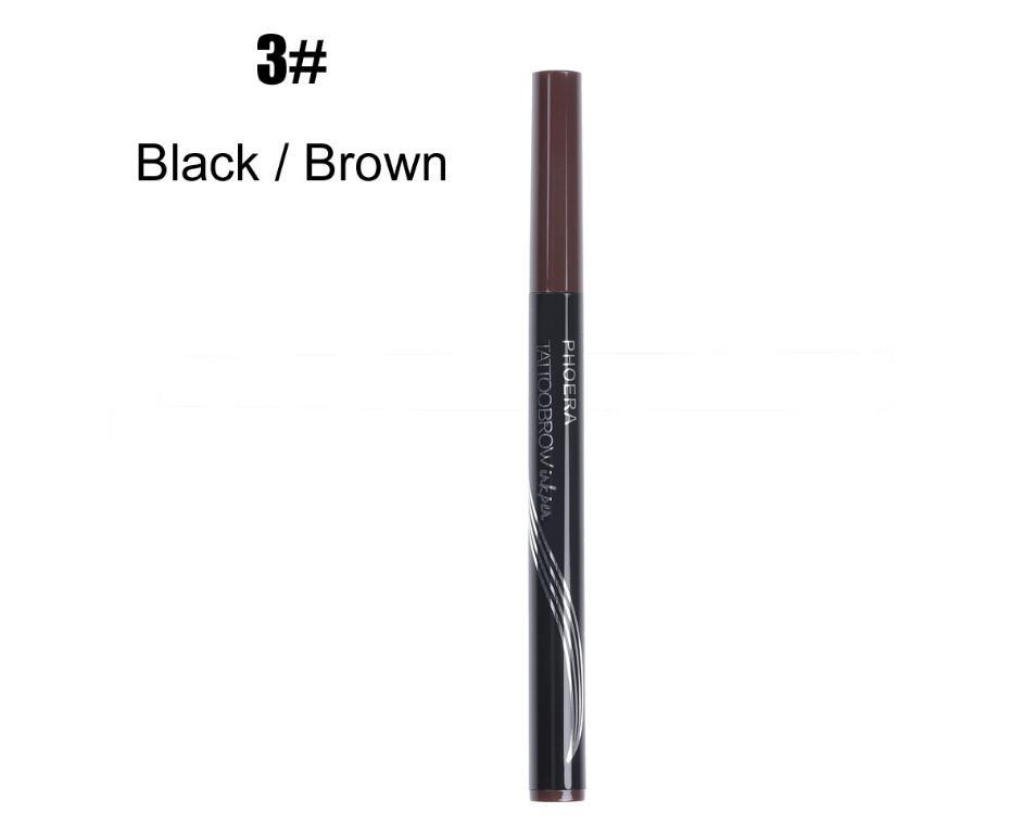PHOERA 4-Tip Precision Brow Pen – Ultra-Fine Hair-Like Strokes & Long-Lasting Definition