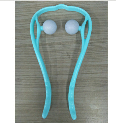 Ivoja 6-Wheel Neck Massager Roller – Manual Relax & Glow Therapy Tool