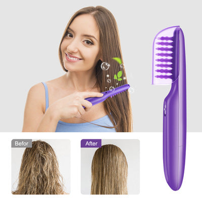 Electric Detangling Brush – Scalp Massage Hair Brush for Smooth, Knot-Free Hair