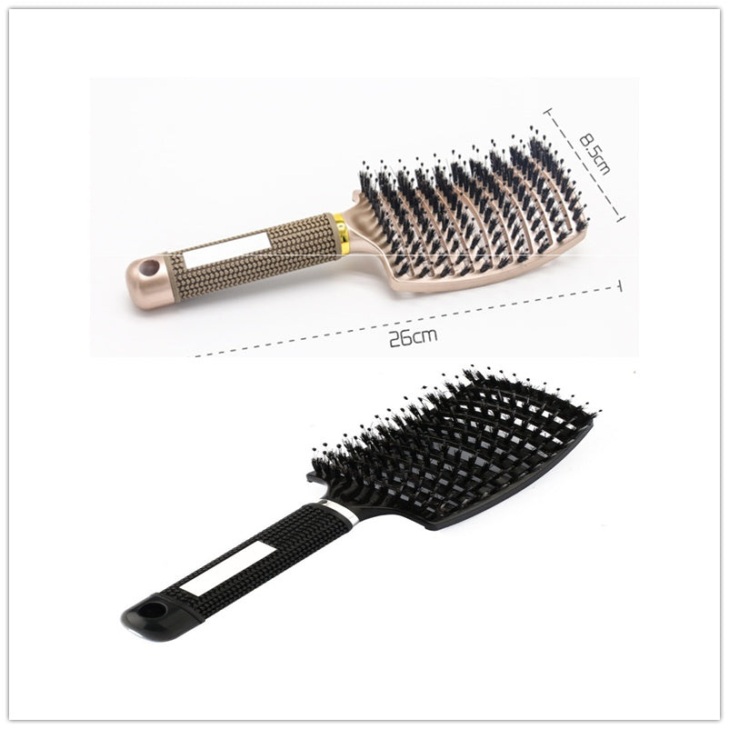 Ivoja Soft-Wave Detangling Hairbrush – Gentle Glide & Scalp Care