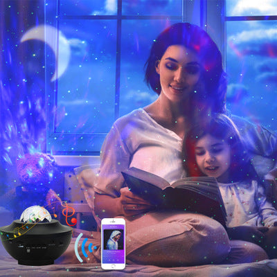 🌙 Galaxy Mood Projector – Soft Star Light for Calm Evenings