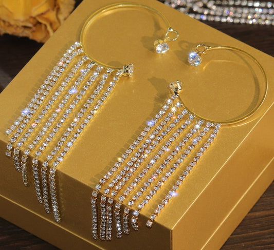 IVOJA ✨ Long Tassel Earrings – Elegant Statement Earrings for Special Moments