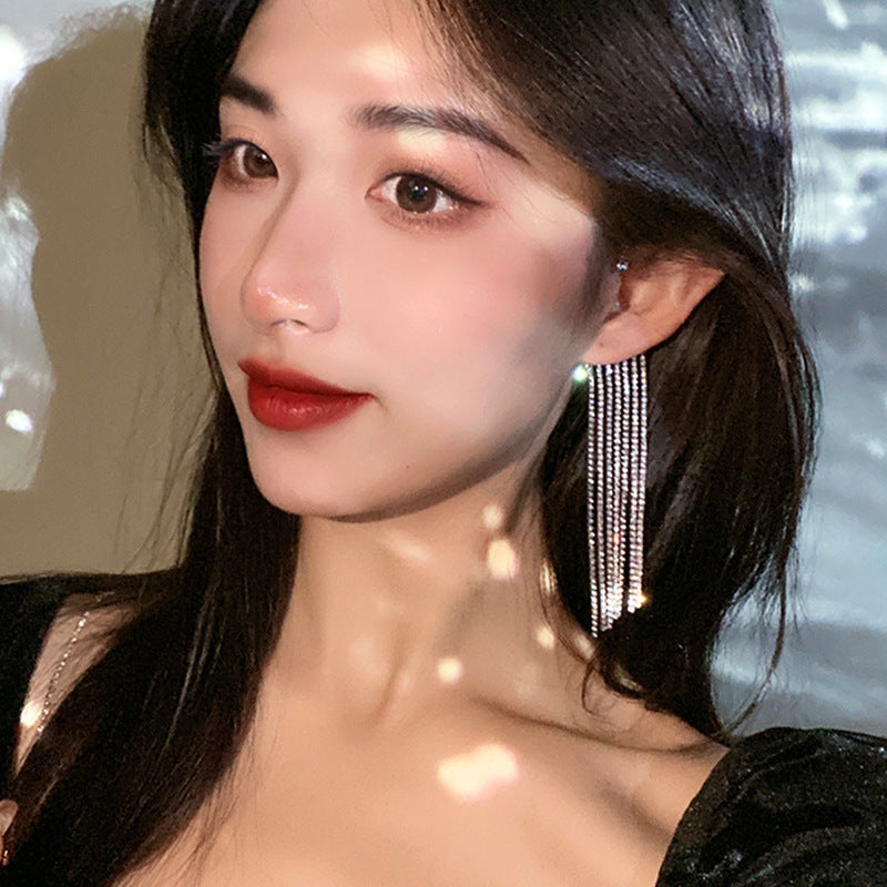 IVOJA ✨ Long Tassel Earrings – Elegant Statement Earrings for Special Moments