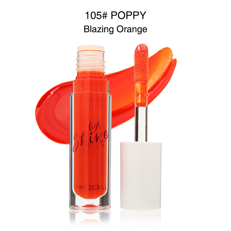 PHOERA Crystal Wave Jelly Lip Gloss – Hydrating High-Shine Lip Balm