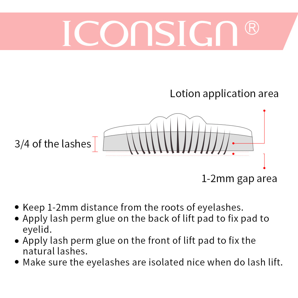 ICONSIGN Professional Lash Lift Kit – Eyelash Perm & Curling Set