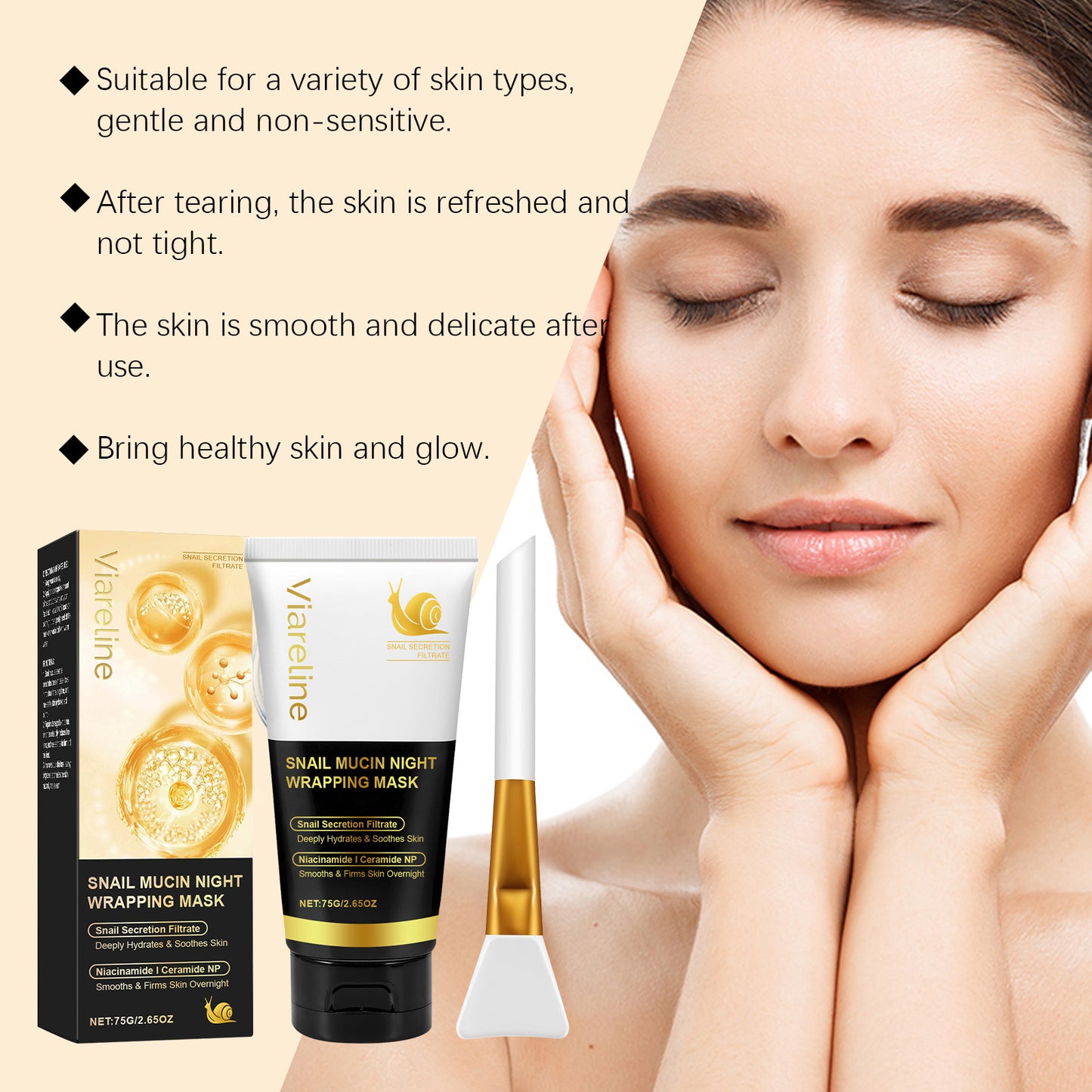 Glow Night Mask ✨ – Overnight Hydrating Face Mask