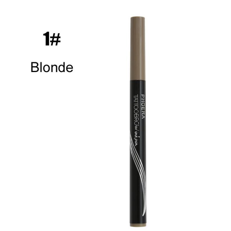 PHOERA 4-Tip Precision Brow Pen – Ultra-Fine Hair-Like Strokes & Long-Lasting Definition