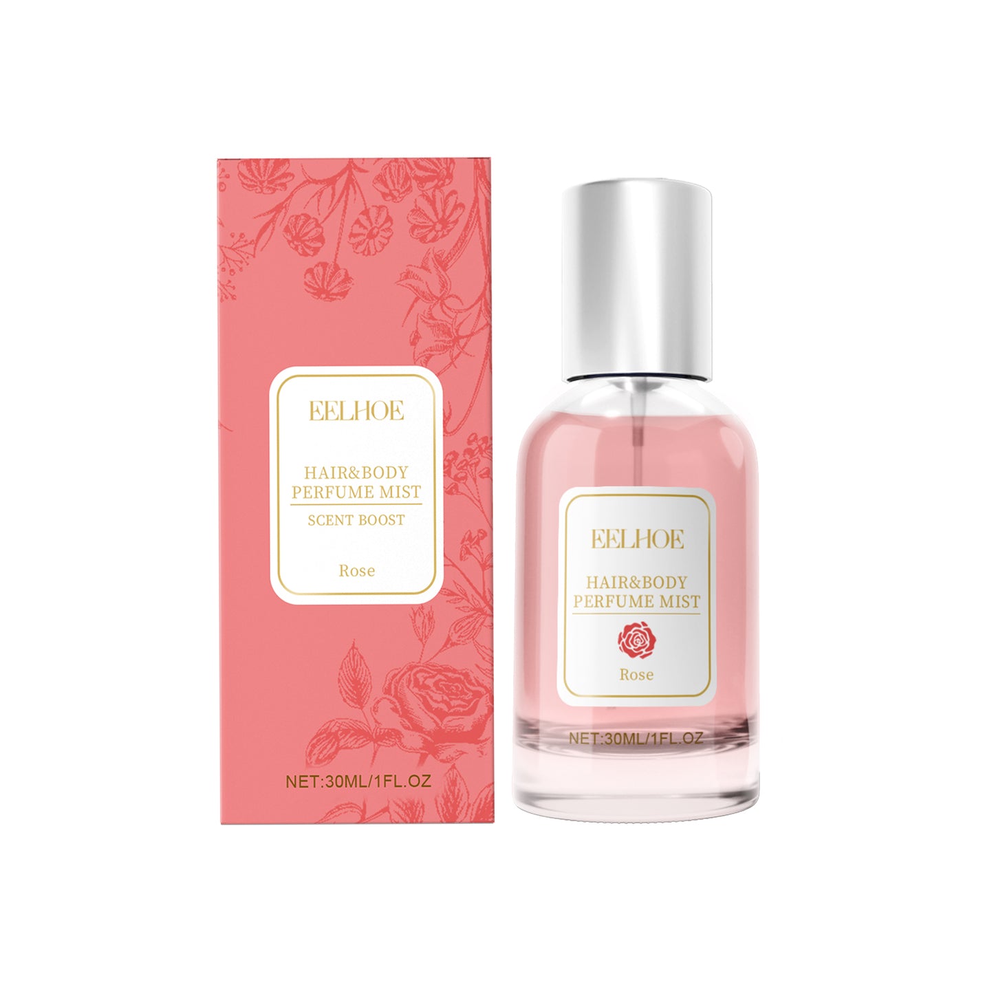 Rose Body & Hair Eau de Parfum – Fresh Floral Elegance