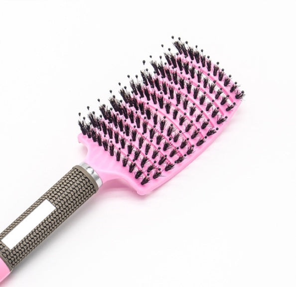 Ivoja Soft-Wave Detangling Hairbrush – Gentle Glide & Scalp Care