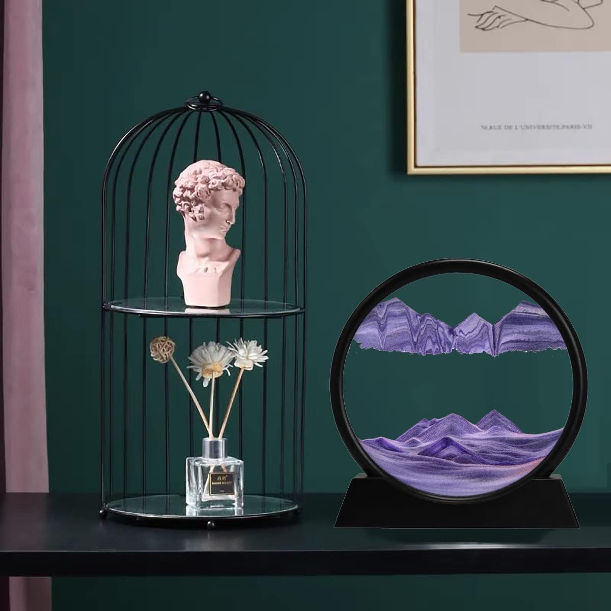 Moving Sand Art „Calm Motion“ – Relaxing Desk & Home Decor