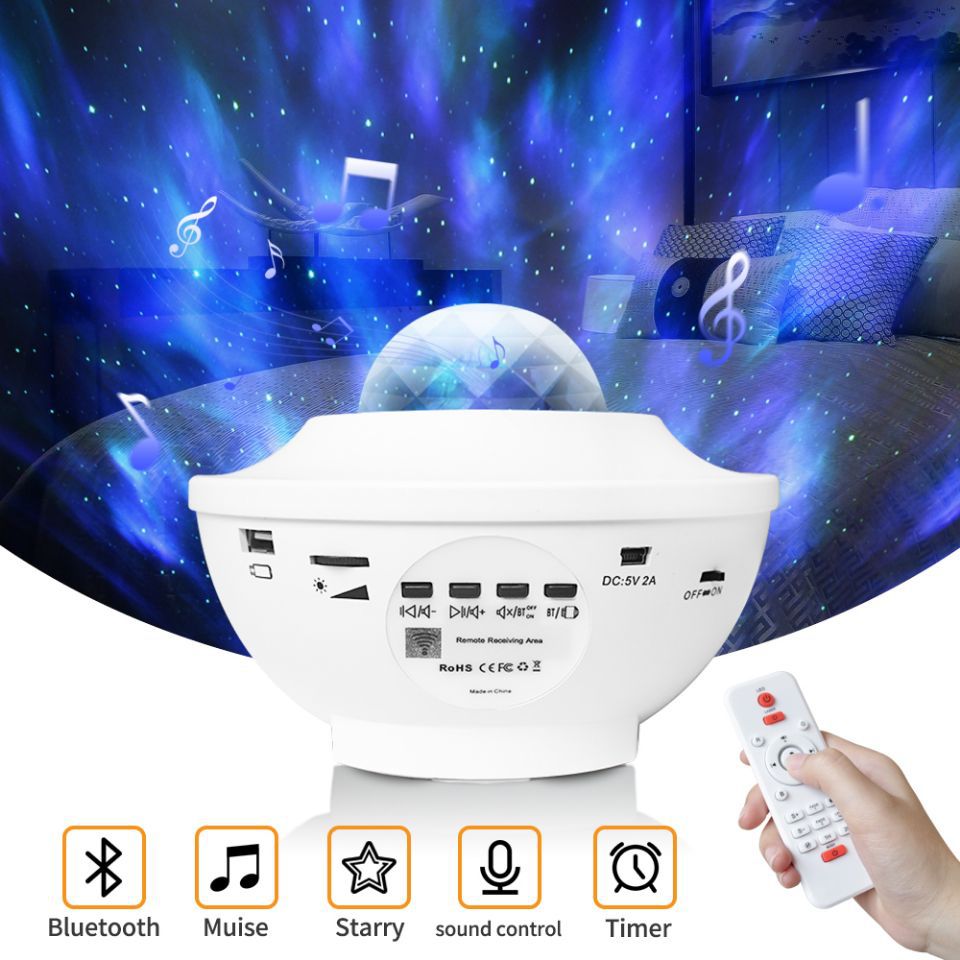 🌙 Galaxy Mood Projector – Soft Star Light for Calm Evenings