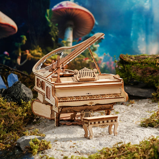 IVOJA Magic Piano Box – Mechanical 3D Wooden Puzzle with Music