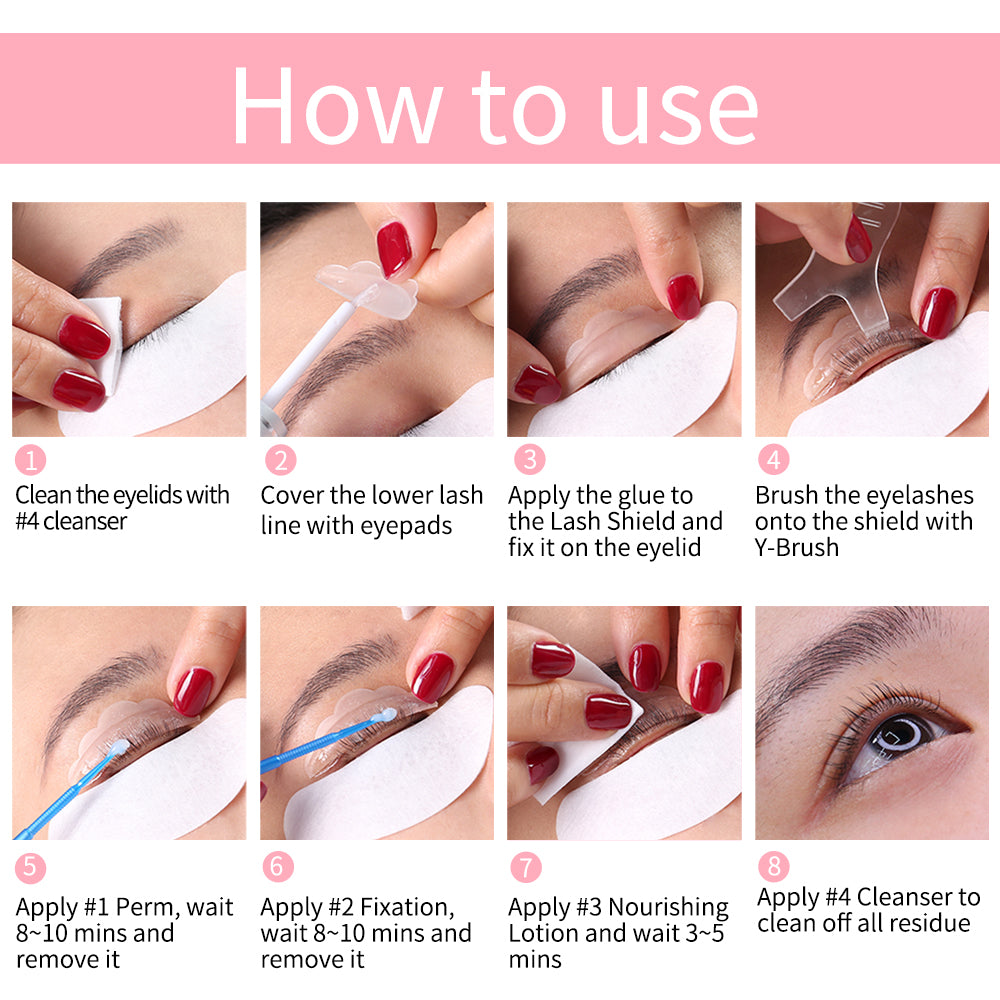 Ivoja™ Lash Lift Sachet Lifting Lotion – 10 Single-Use Pairs (8–12 Min Professional Lift)