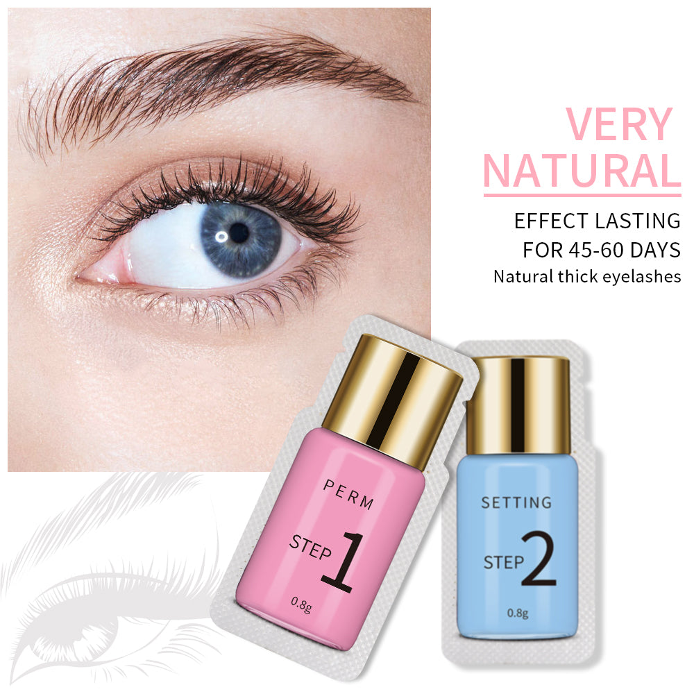 Ivoja™ Lash Lift Sachet Lifting Lotion – 10 Single-Use Pairs (8–12 Min Professional Lift)