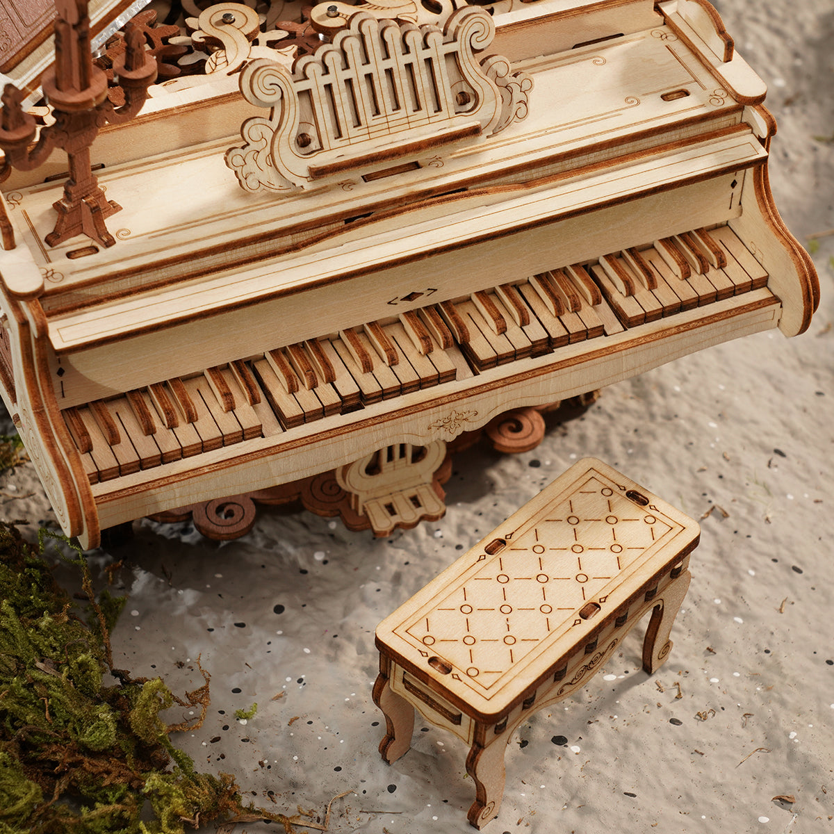 IVOJA Magic Piano Box – Mechanical 3D Wooden Puzzle with Music