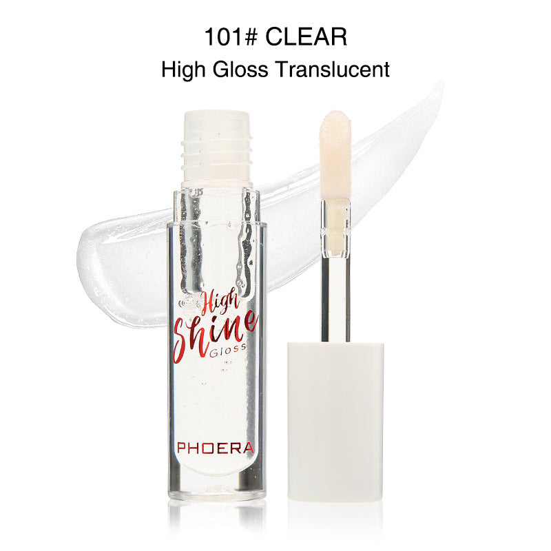 PHOERA Crystal Wave Jelly Lip Gloss – Hydrating High-Shine Lip Balm
