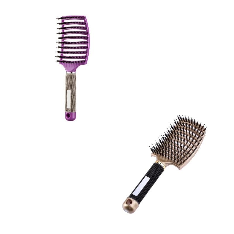 Ivoja Soft-Wave Detangling Hairbrush – Gentle Glide & Scalp Care