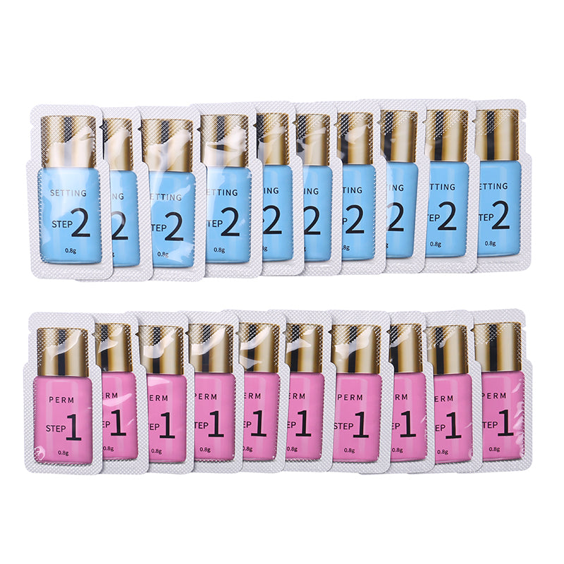 Ivoja™ Lash Lift Sachet Lifting Lotion – 10 Single-Use Pairs (8–12 Min Professional Lift)