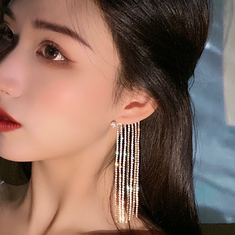 IVOJA ✨ Long Tassel Earrings – Elegant Statement Earrings for Special Moments