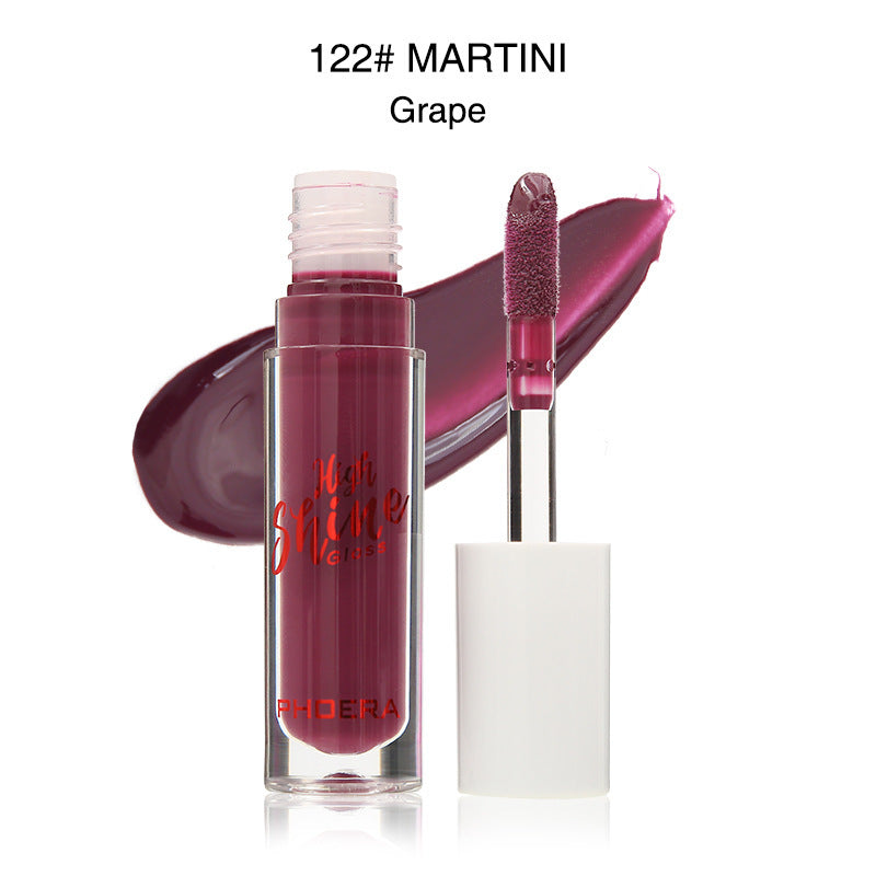 PHOERA Crystal Wave Jelly Lip Gloss – Hydrating High-Shine Lip Balm